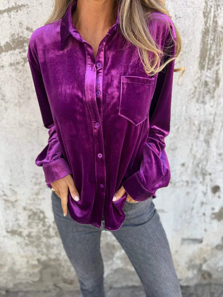 Emily - La Blouse en Velours