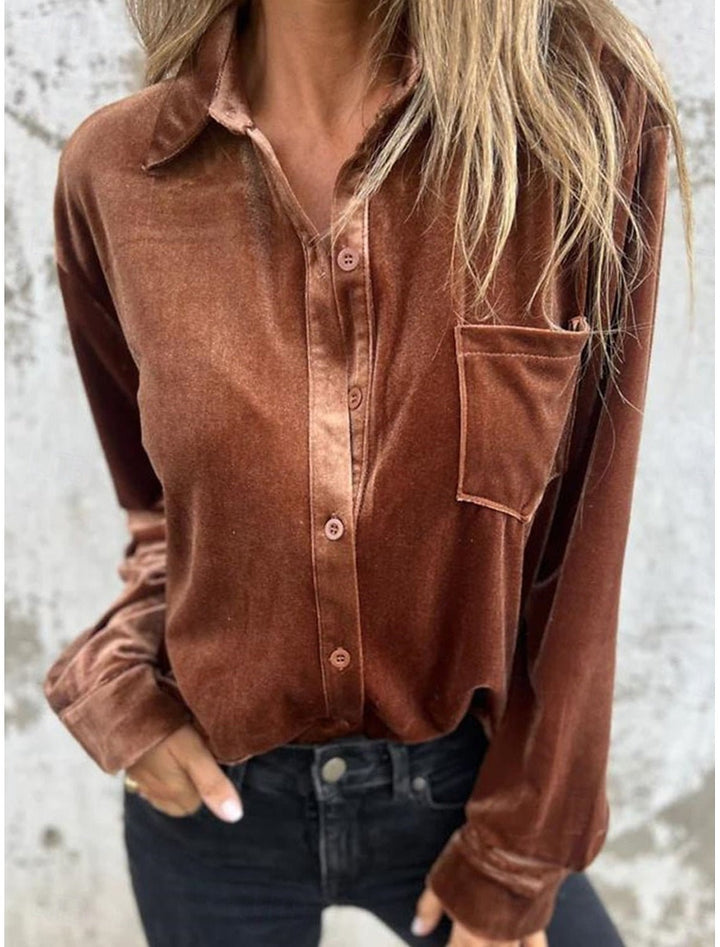 Emily - La Blouse en Velours