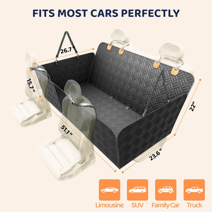 Car Seated™ Durable Hard-Bottom Car Seat Protector