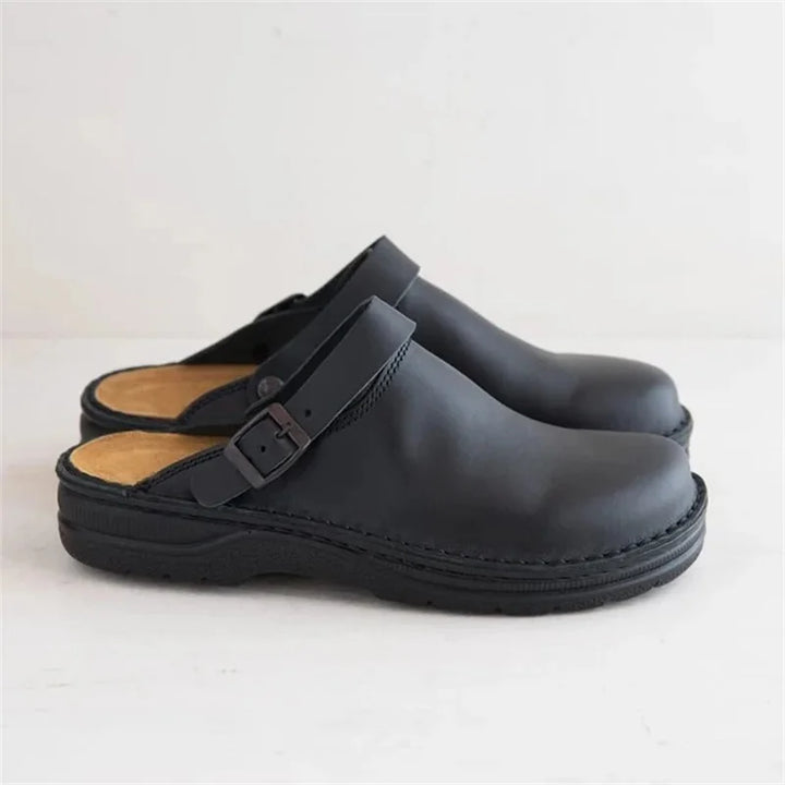 Jean | Chaussons en Cuir Orthopédique