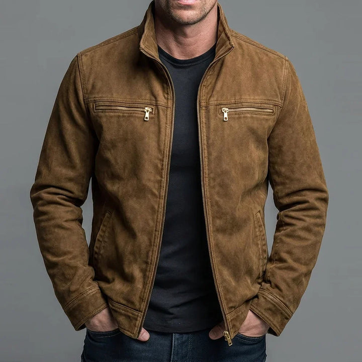 Pascal™ |  Veste de coton vintage avec fermeture éclair