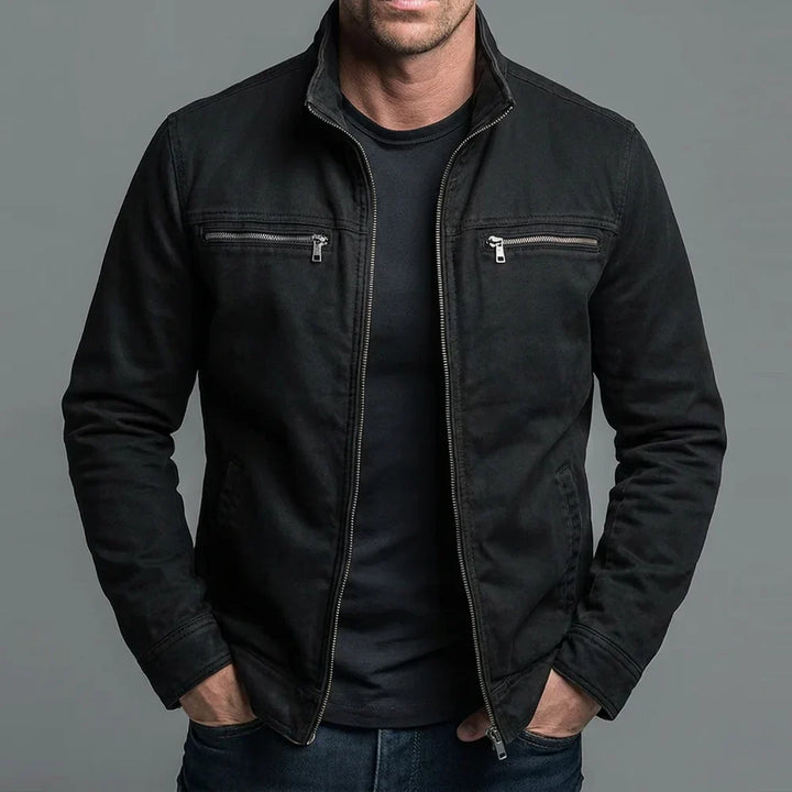 Pascal™ |  Veste de coton vintage avec fermeture éclair