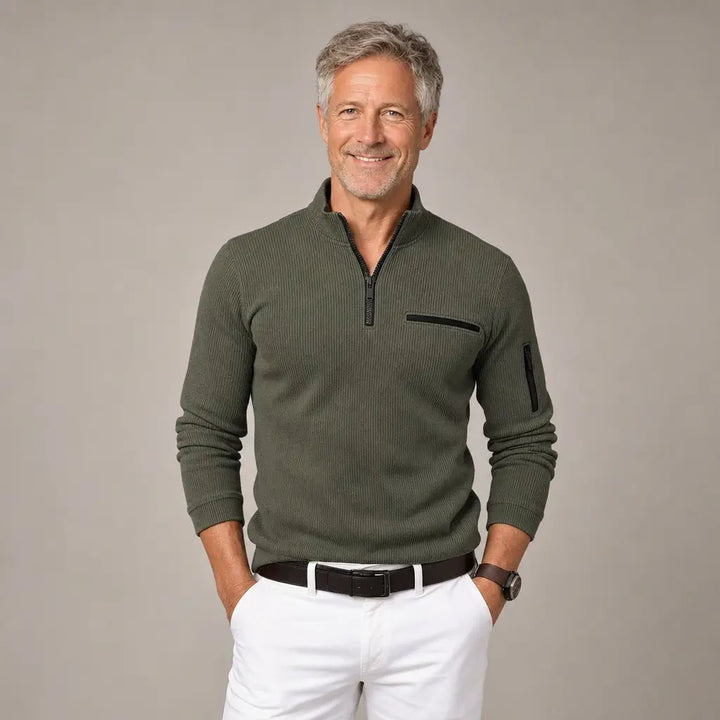 Gustavo™ | Chemise à Manches Longues avec Fermeture Éclair