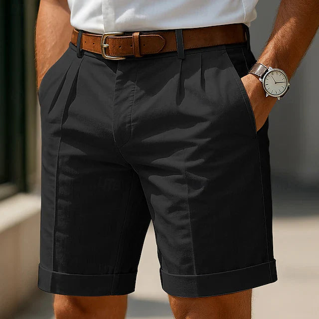 Mathieu | Short chino plissé d'été