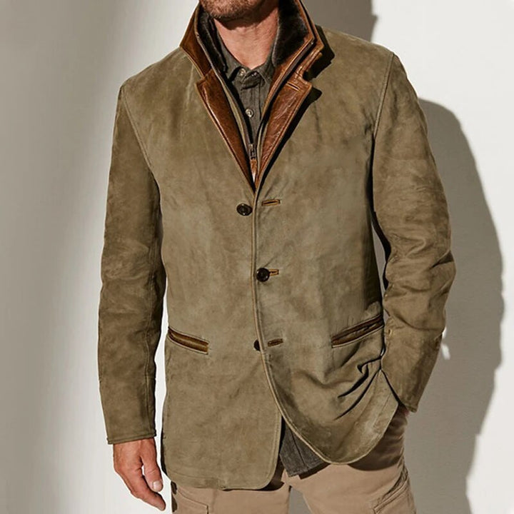 Thierry™ |  Blazer Suède pour Homme