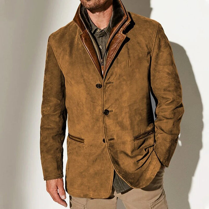 Thierry™ |  Blazer Suède pour Homme