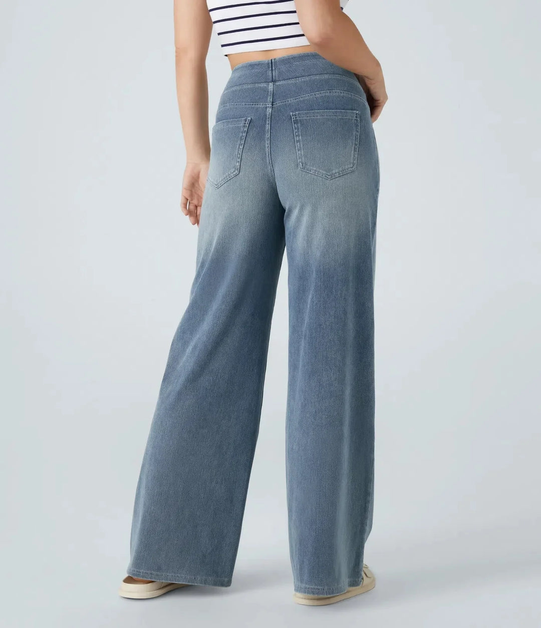 Martina | Pantalons Stretch Taille Haute