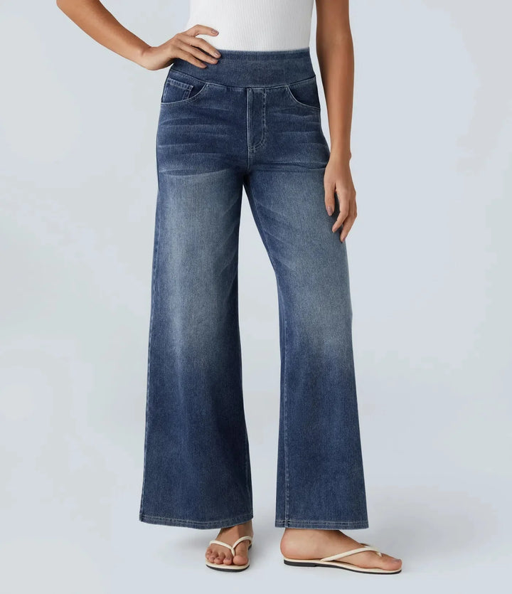 Martina | Pantalons Stretch Taille Haute