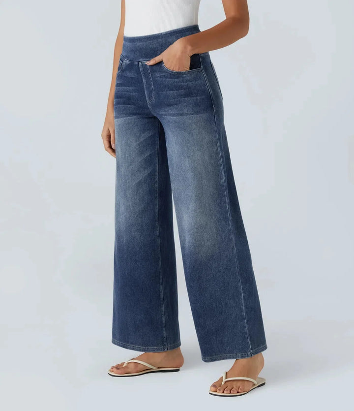 Martina | Pantalons Stretch Taille Haute