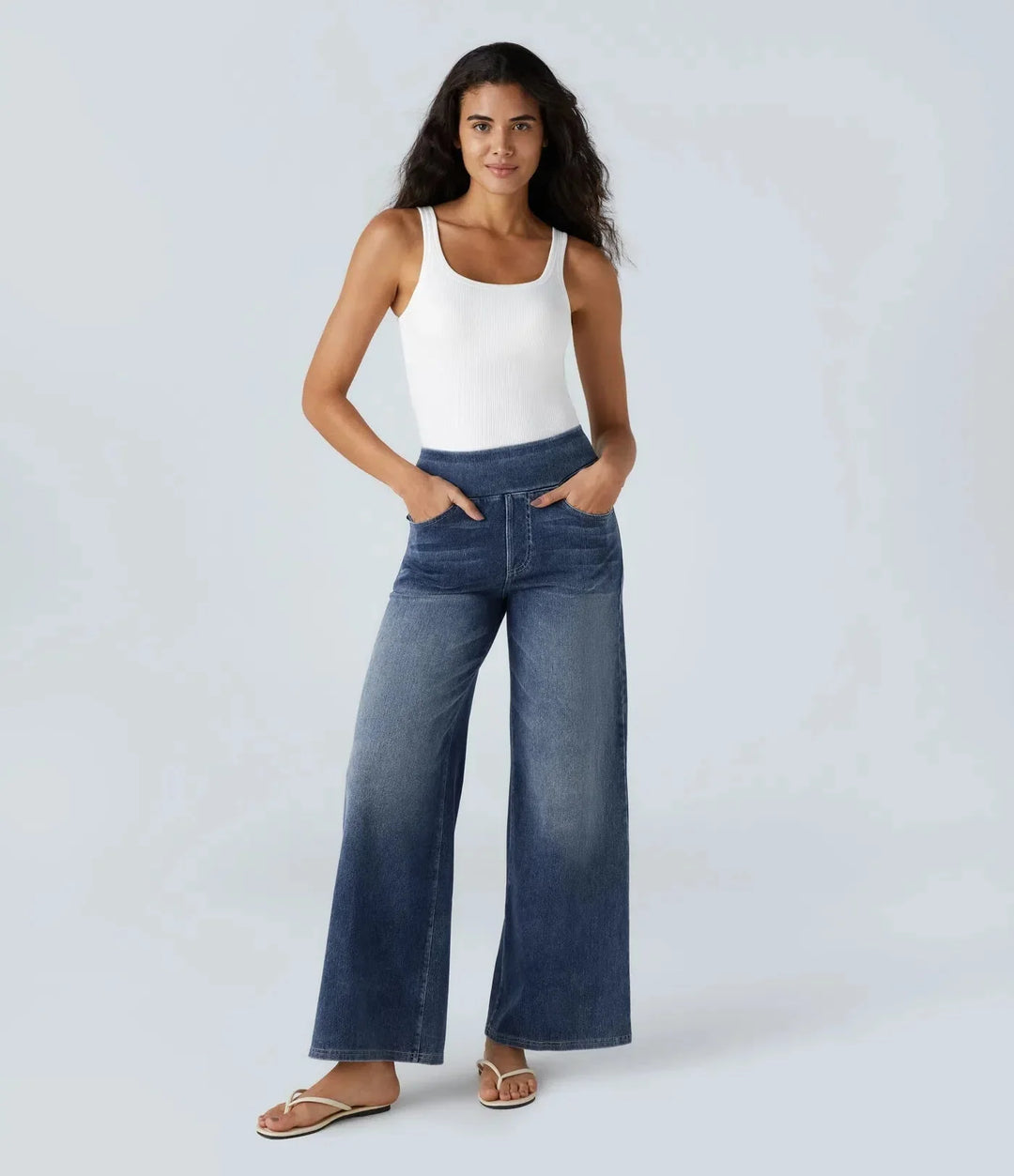 Martina | Pantalons Stretch Taille Haute