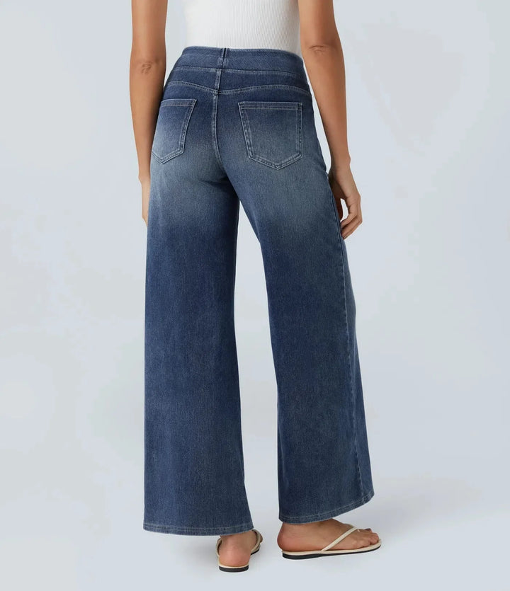 Martina | Pantalons Stretch Taille Haute