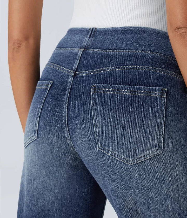 Martina | Pantalons Stretch Taille Haute