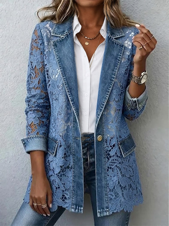 Charlotte™ | Veste avec Dentelle Florale