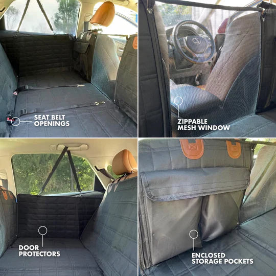 Car Seated™ Durable Hard-Bottom Car Seat Protector