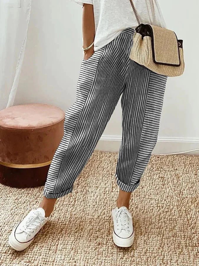 Pantalon Rayé Sofia