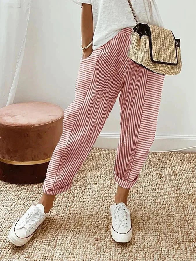 Pantalon Rayé Sofia