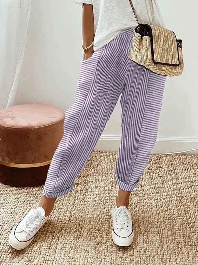 Pantalon Rayé Sofia