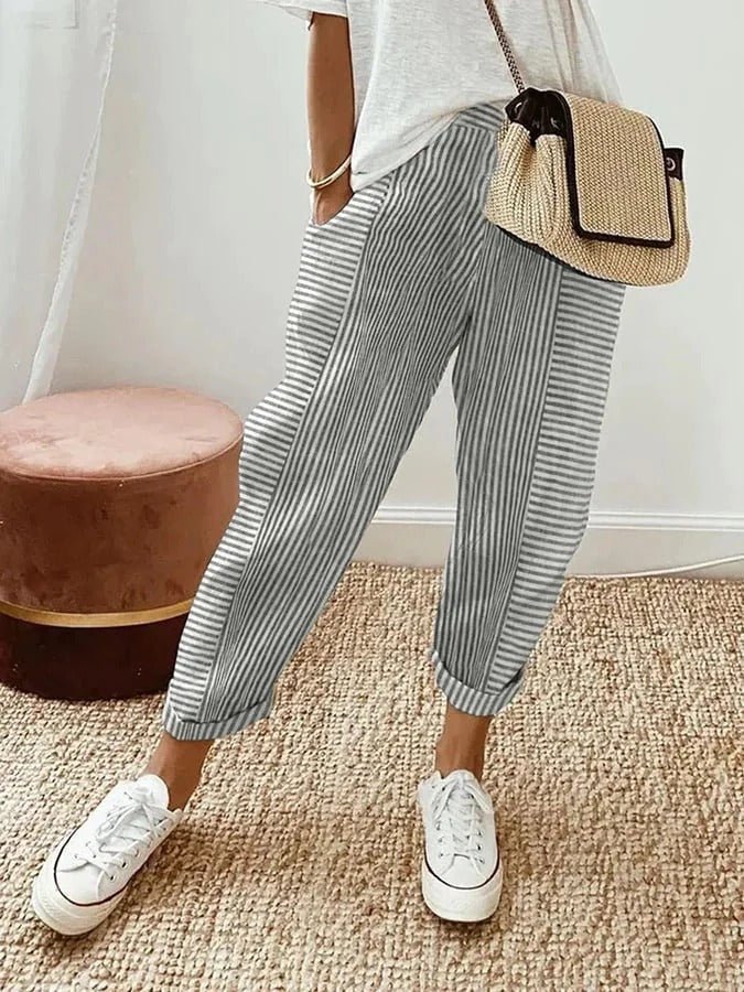 Pantalon Rayé Sofia