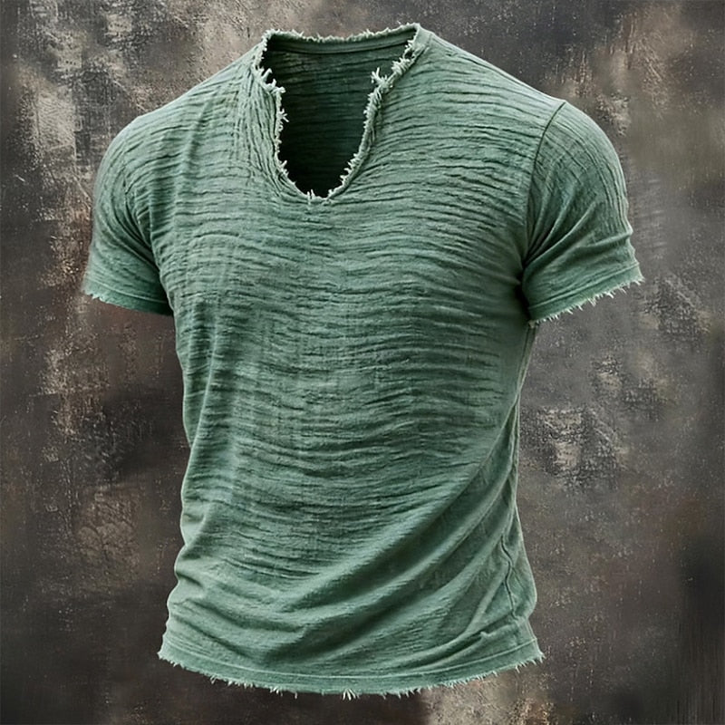 Pierre | T-shirt Vintage à Col V