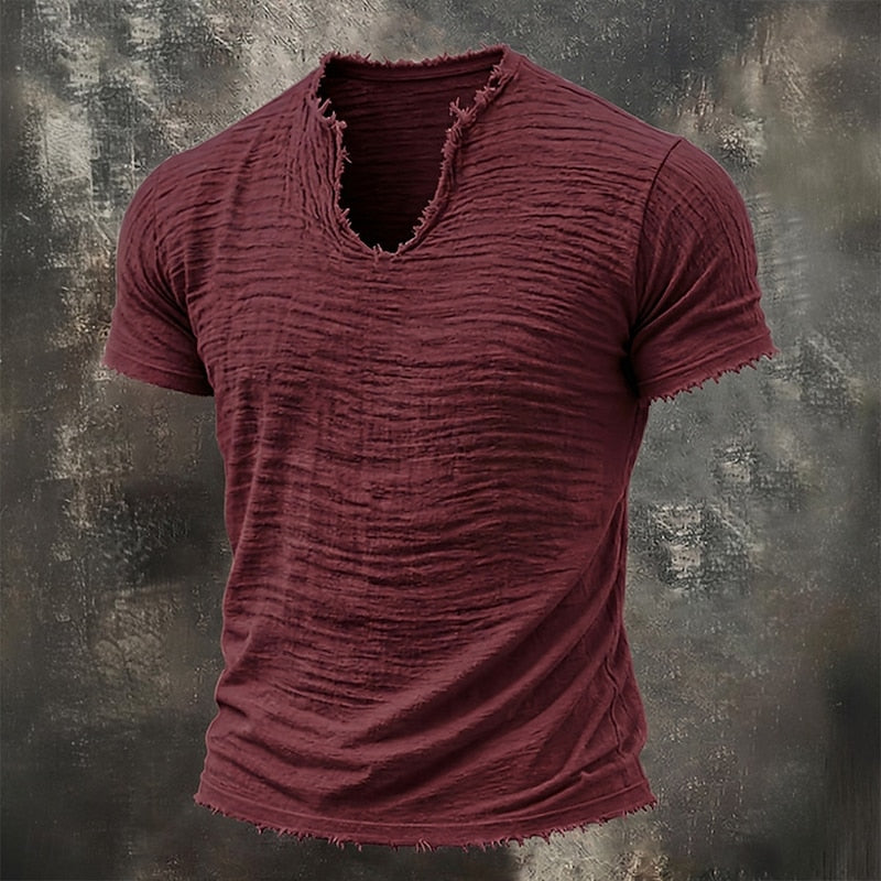 Pierre | T-shirt Vintage à Col V