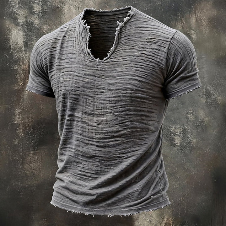 Pierre | T-shirt Vintage à Col V